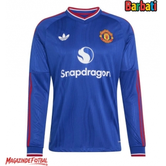 Manchester United Tricou Fotbal Replică 2026-27 Barbati Deplasare Mâneci Lungi